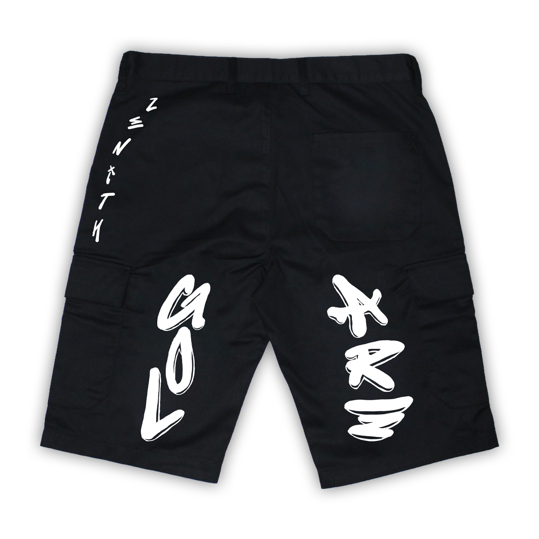 MELIOR CARGO SHORTS [BLACK]