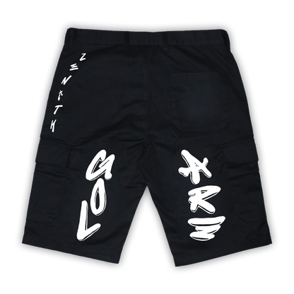 MELIOR CARGO SHORTS [BLACK]